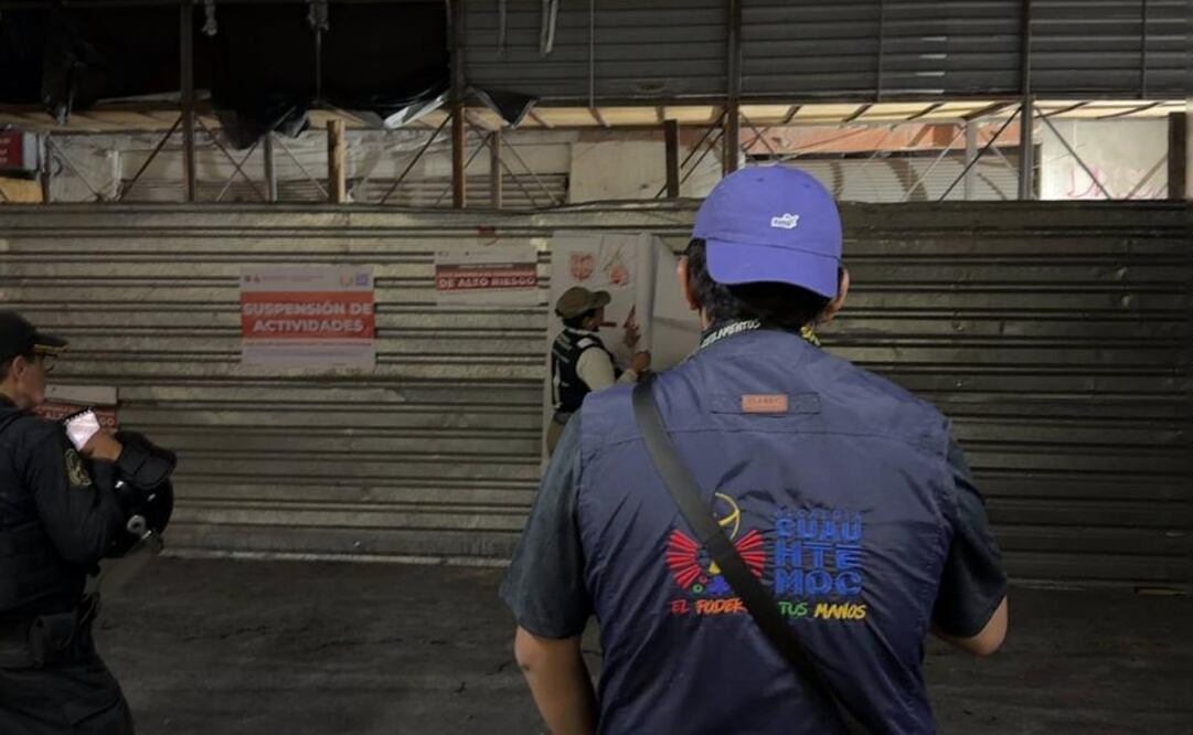 Suspenden actividades en inmueble colapsado de Centro CDMX; detectan irregularidades.
Foto: Especial.