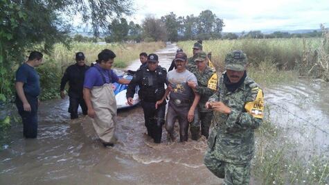 Se aplicó Plan DN-III por desfogue de presa en San Blas