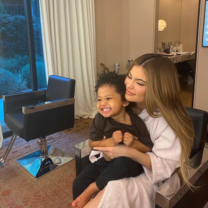 Kylie Jenner puso a prueba a su hija y ella ganó. Foto: Instagram