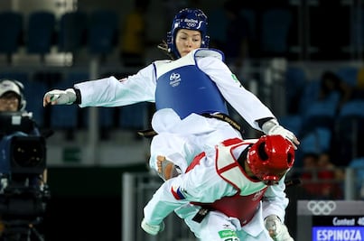 María Espinoza avanza a cuartos de TKD en Río 2016