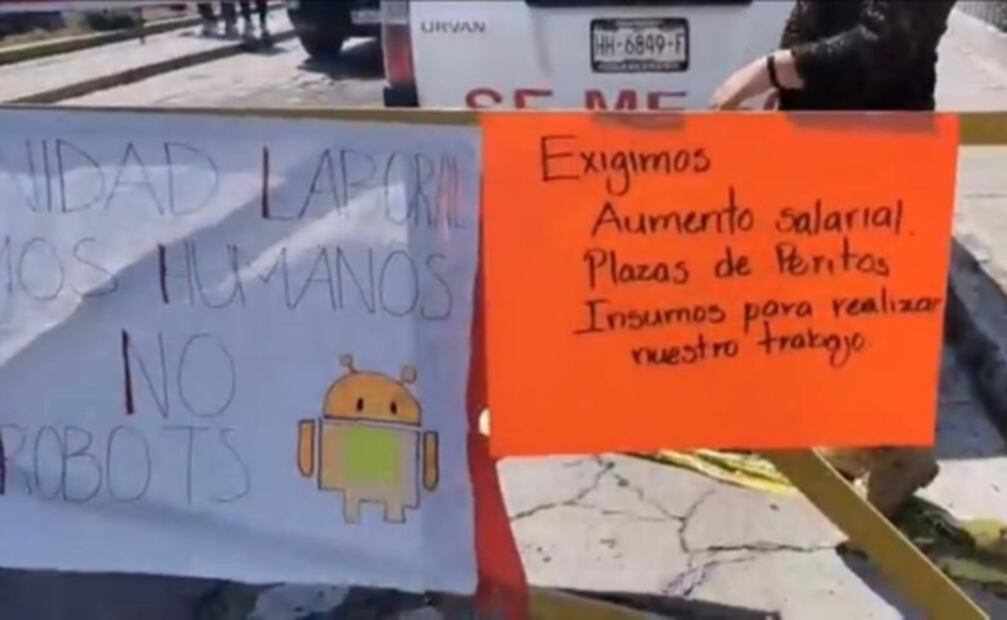 Empleados de Procuraduría de Hidalgo hacen paro: exigen mejores condiciones