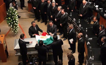 Realizan homenaje a Camacho Solís en el Senado