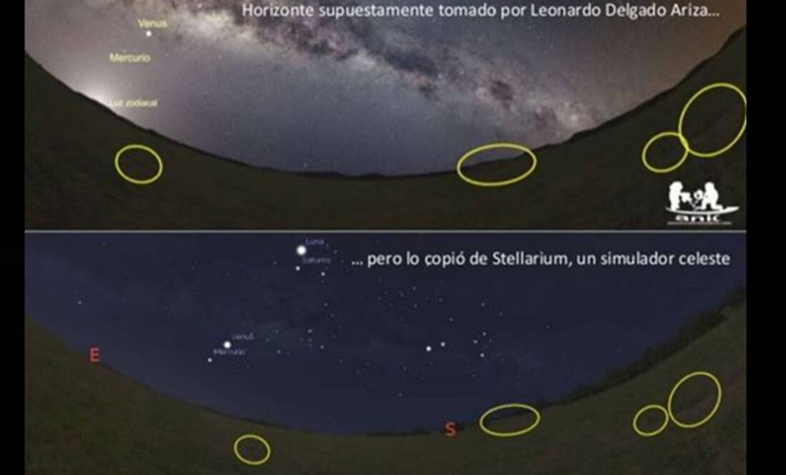 Imágenes del supuesto fraude que analizó Pablo Lonnie Pacheco Railey