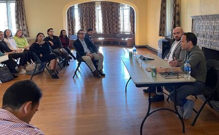 Senador Clemente Castañeda expone ante académicos y paisanos en Chicago el proceso de militarización en México