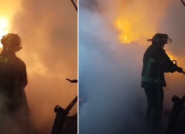 Muere una persona tras incendio en asentamiento irregular de la Álvaro Obregón
