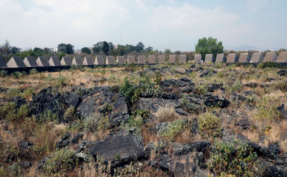 Espacio escultórico de la UNAM. Foto: Barry Domínguez/UNAM.