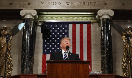 Las 10 frases de Trump en su discurso ante el Congreso