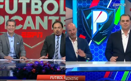 Christian Martinoli y Luis García "llegaron" a ESPN; Futbol Picante y Los Protagonistas comparten transmisión