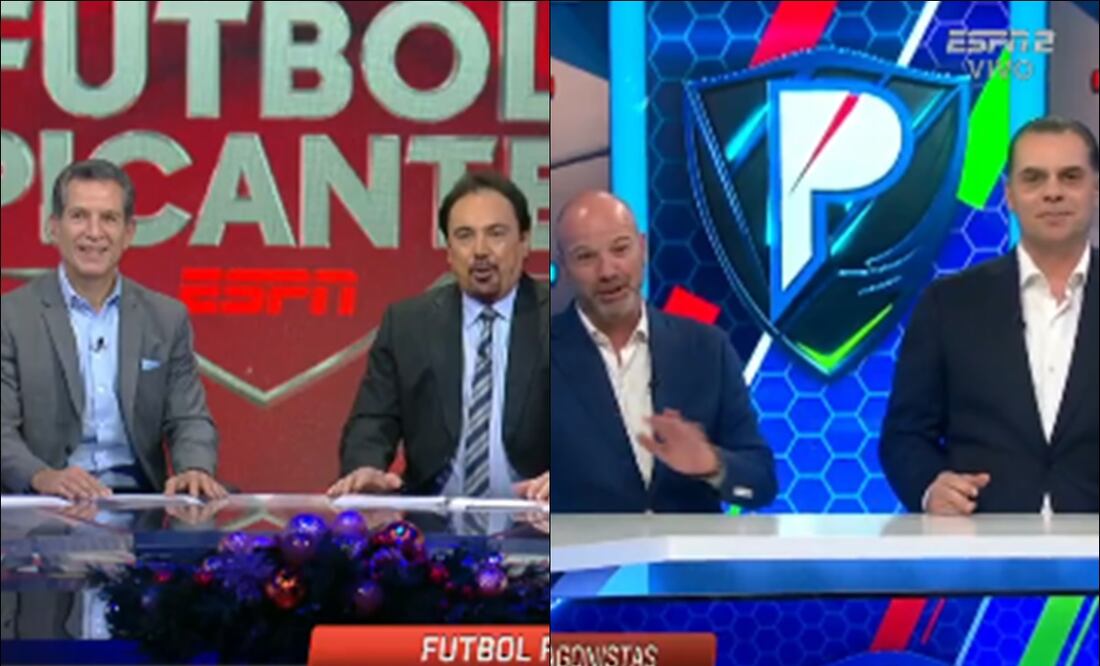 Futbol Picante y Los Protagonistas compartieron transmisión al finalizar el partido entre Rayados y San Luis / Foto: Especiales