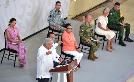 Es falso que se diga que se quiere militarizar al país: AMLO