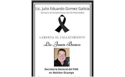 Asesinan al secretario general del PAN en la puerta de su despacho en Melchor Ocampo, Edomex