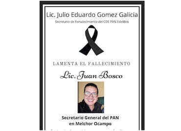 Asesinan al secretario general del PAN en la puerta de su despacho en Melchor Ocampo, Edomex