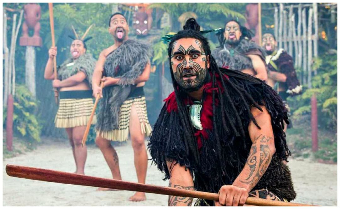 Danzas y tatuajes de los maoríes. (Foto: Turismo Nueva Zelanda)