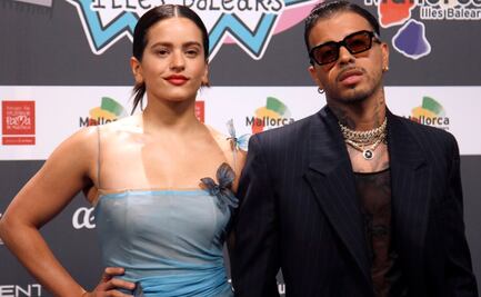 Rosalía y Rauw Alejandro, muy enamorados en su primera alfombra roja