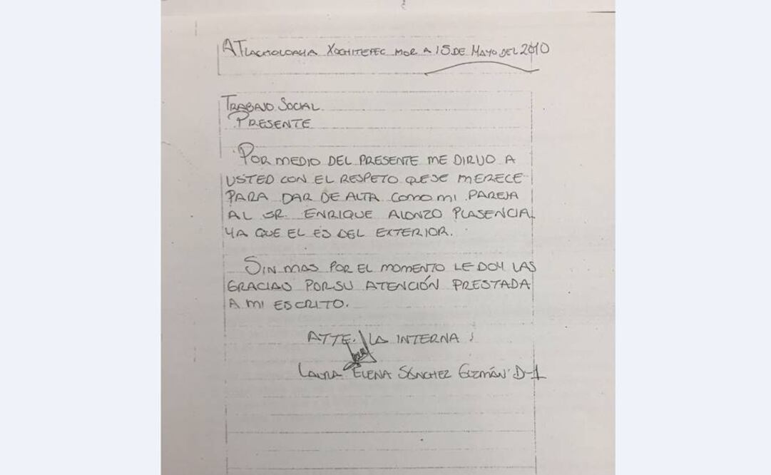 Mujer presa informó en carta relación con edil "rebelde"