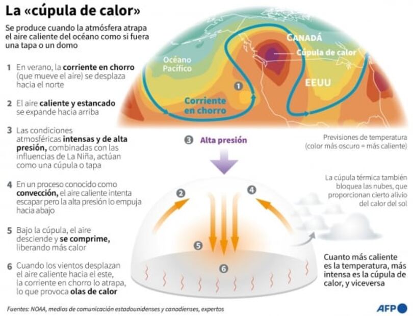 Ola de calor que afecta a Canadá y EU habría sucedido sin el cambio climático, pero éste la vuelve extrema