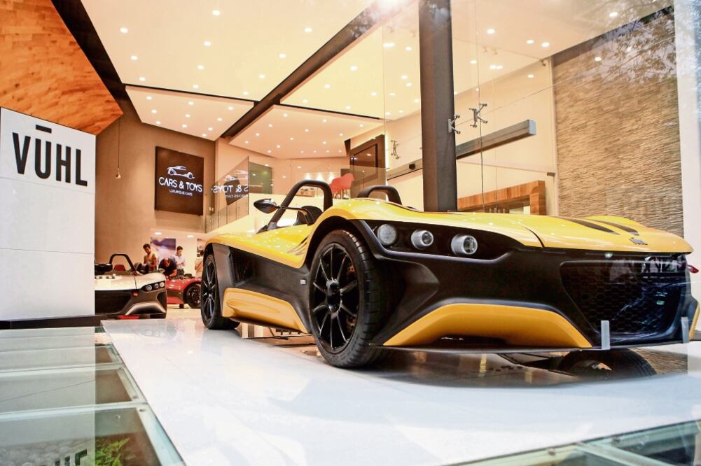 La concesionaria de VUHL en la Ciudad de México se encuentra en la zona de Polanco, en Campos Elíseos 247. La armadora también tiene distribuidores en Reino Unido y Medio Oriente (VALENTE ROSAS. EL UNIVERSAL)