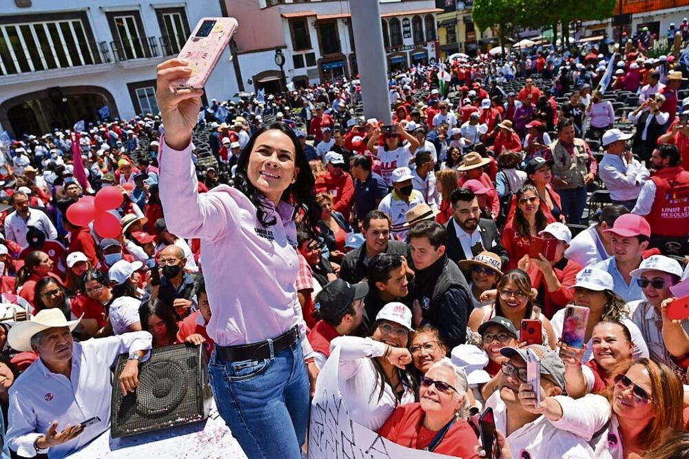 Alejandra del Moral estuvo este Día del Niño en Metepec. Foto: Especial