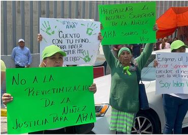 Exigen que a presunto abusador sexual de niña de 6 años se le dicte prisión preventiva y ya no brazalete