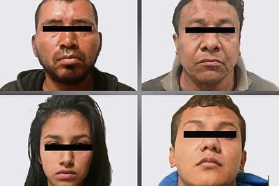 Dejan 2 cuerpos maniatados cerca de un taxi del sitio Cuatro Caminos