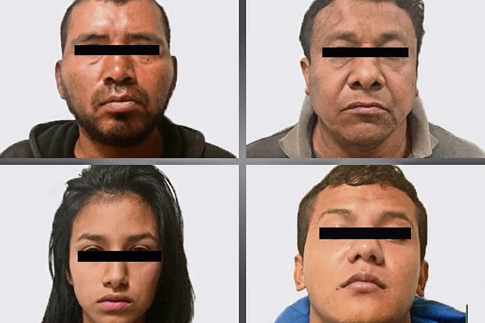 Cae banda delictiva. La fiscalía de Texcoco informó la detención de cuatro presuntos secuestradores, entre ellos una mujer (ESPECIAL)