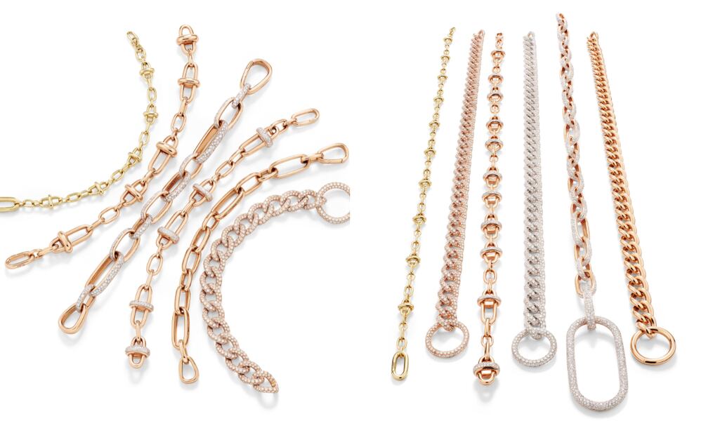 Pomellato honra el Año del Caballo con cadenas de oro. Foto: Cortesía Pomellato