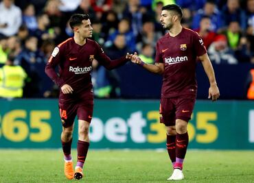 Barcelona mantiene el liderato y vence al Málaga