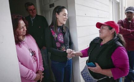 Sheinbaum visita unidades habitacionales de Iztacalco para impulsar programa "Vivienda en Conjunto"