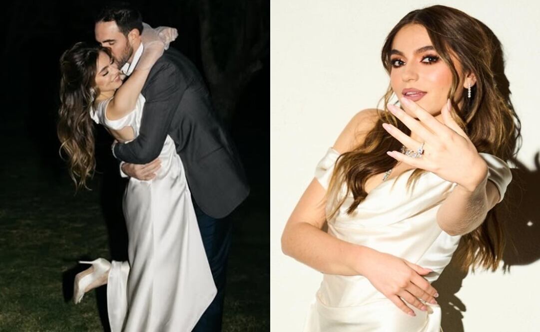 Sofía Castro se casó por la iglesia con el empresario Pablo Bernot el 30 de noviembre en Guanajuato. Fotos:Instagram oficial de Castro.