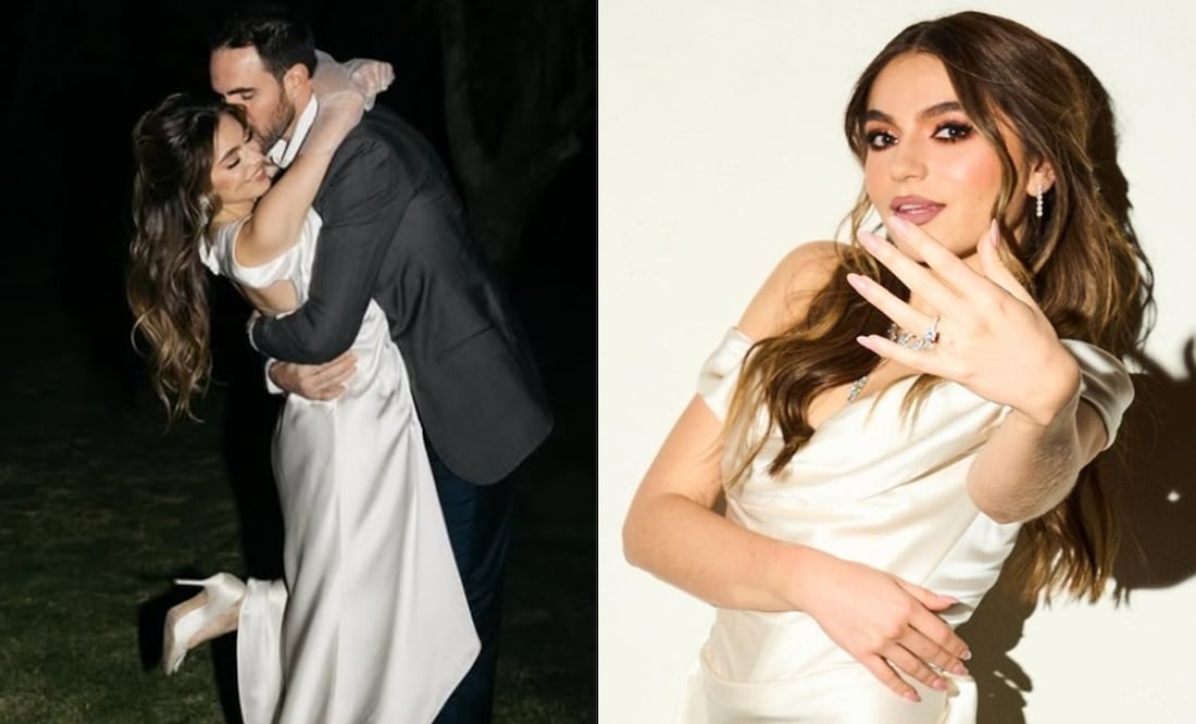 Sofía Castro se casó por la iglesia con el empresario Pablo Bernot el 30 de noviembre en Guanajuato. Fotos:Instagram oficial de Castro.