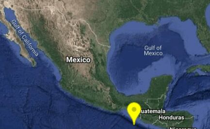 Reportan sismo de 5.7 frente a costas de Guatemala y Chiapas