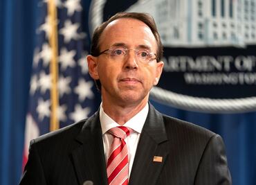 Trump se reunirá con vicefiscal Rod Rosenstein el jueves en Washington