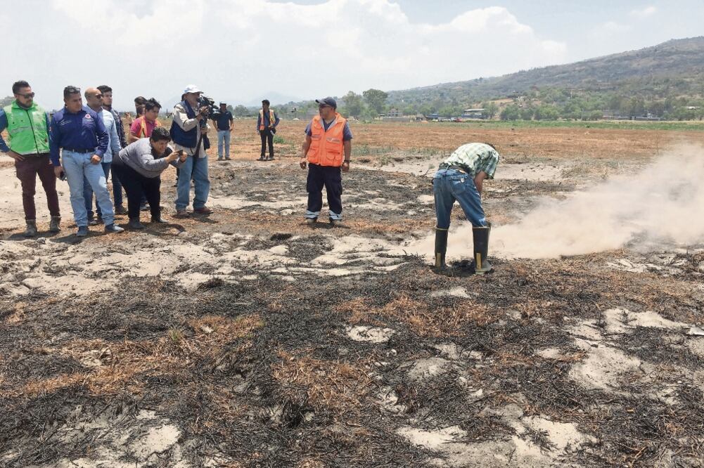 Las áreas afectadas son Santa Catarina Ayotzingo y San Juan Tezompa. / ESPECIAL