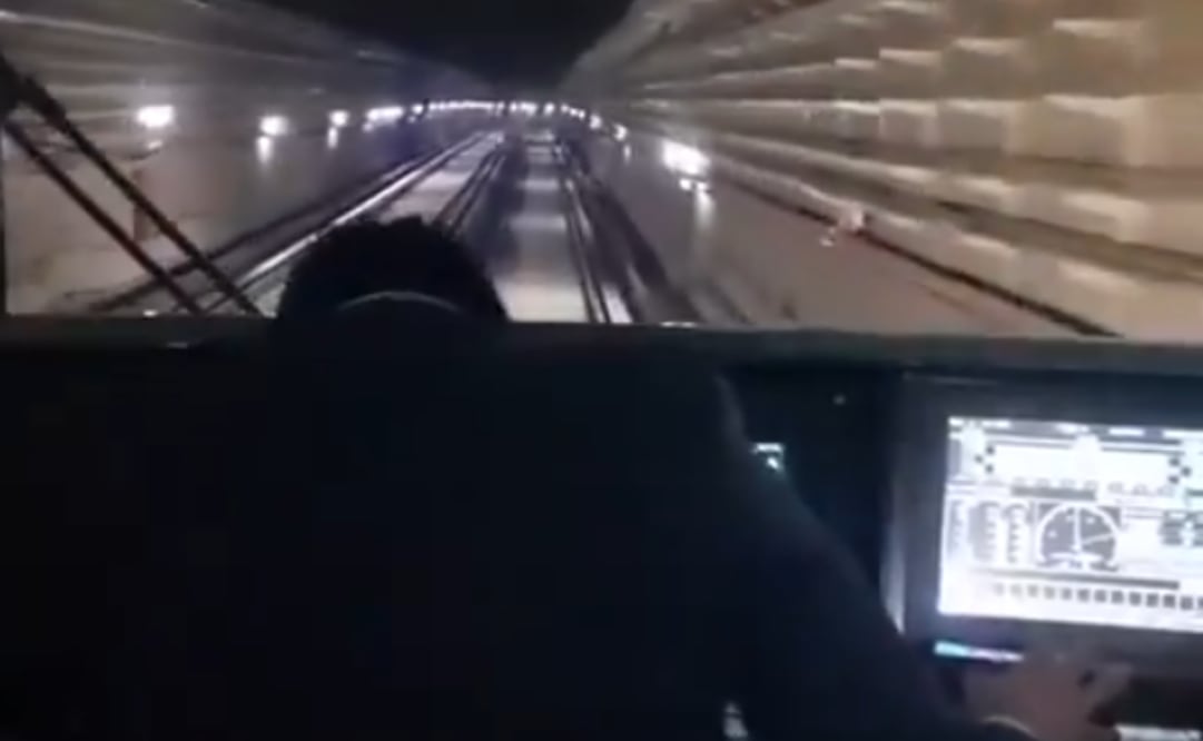 Conductor de la Línea 1 opera tren en supuesto estado de ebriedad (07/01/2025). Foto: Captura de pantalla