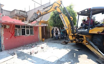 Demuelen 200 inmuebles en Iztapalapa
