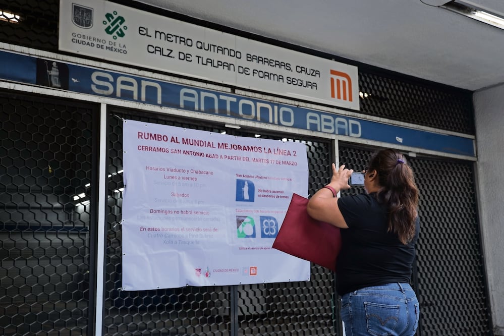 La estación San Antonio Abad se mantendrá fuera de servicio en estos días de asueto. Foto: Archivo EL UNIVERSAL