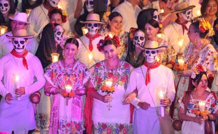 Día de Muertos 2024: Miles de ciudadanos y visitantes invadieron las calles de Mérida durante el tradicional “Paseo de las Ánimas”