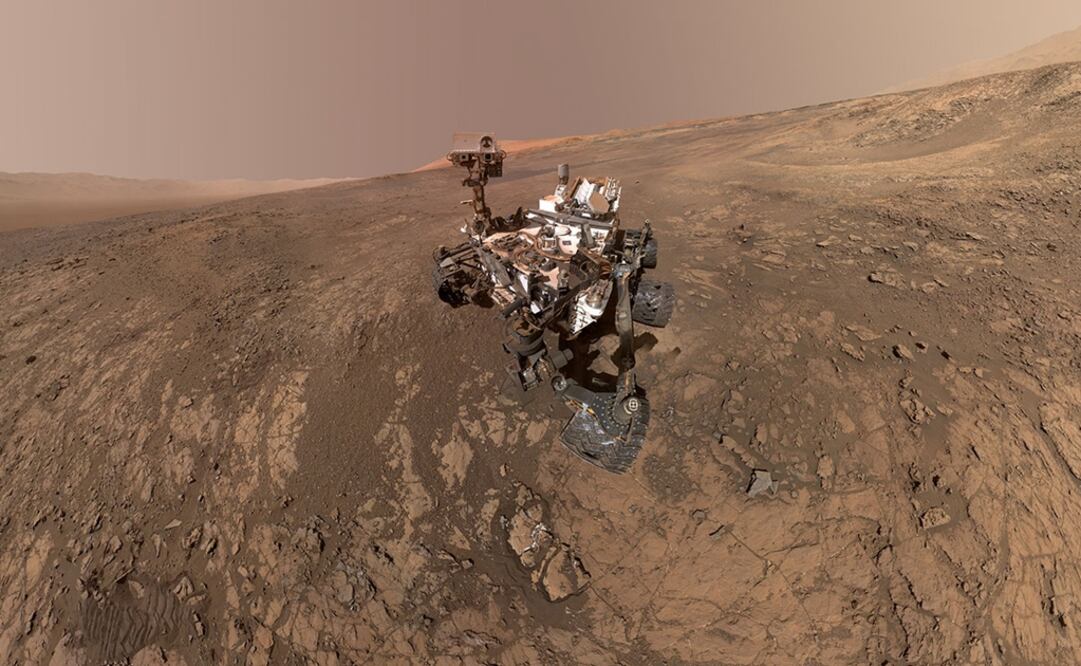 La nave Curiosity de la NASA tomó un autorretrato en un sitio llamado Vera Rubin Ridge en la superficie de Marte. Foto: NASA/JPL-Caltech/MSSS/Handout via Reuters