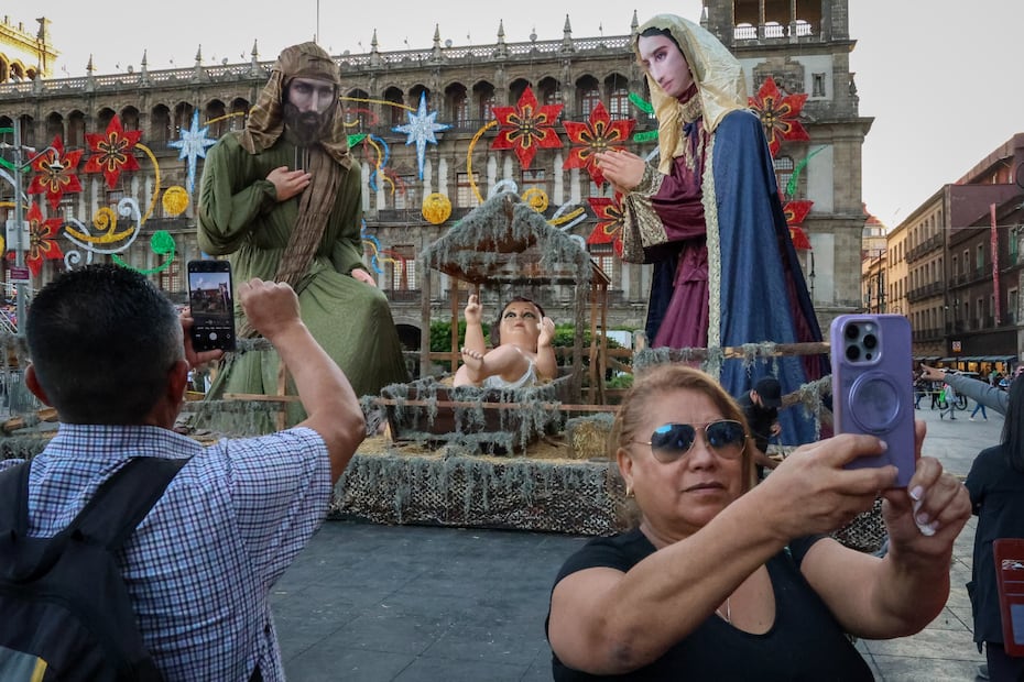 Capitalinos aprovechan para tomarse fotos. Foto: Luis Camacho