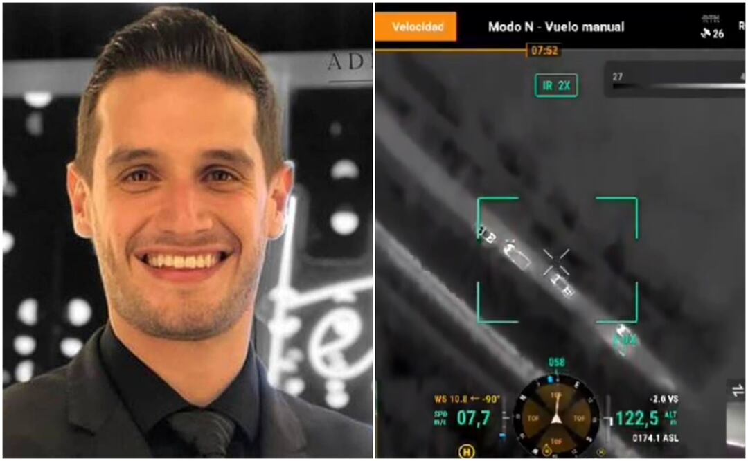 El youtuber reaccionó en redes sociales al video del ataque militar con drones. Fotos: Redes Sociales.