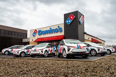El Chevrolet Bolt que repartirá pizzas