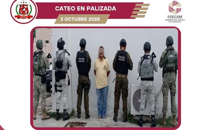 Detienen a dos y aseguran armas y drogas en Palizada, Campeche