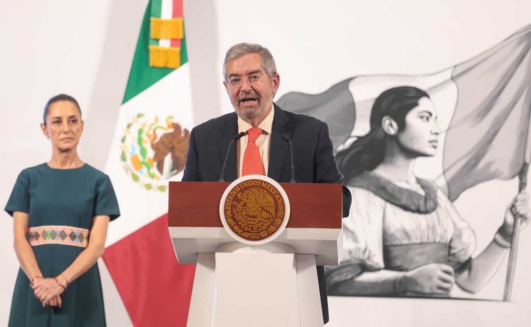 Conferencia matutina de la presidenta Claudia Sheinbam el 16 de mayo de 2025. Foto: Axel Sánchez / EL UNIVERSAL