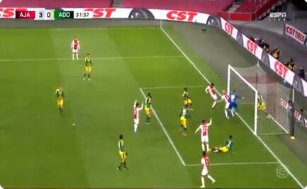 Edson Álvarez anota en la goleada del Ajax