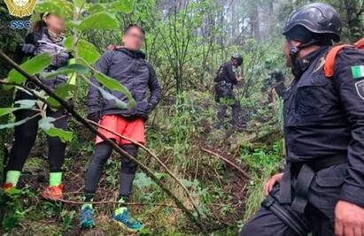 Pareja escala el Pico del Águila en Tlalpan y se les olvida cómo regresar; SSC los rescata