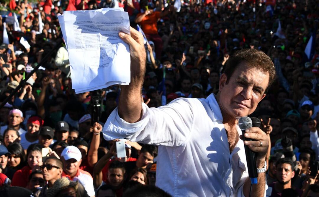 El candidato de la Alianza de Oposición Contra la Dictadura, Salvador Nasralla (Foto: AFP)