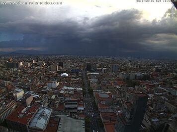 Llueve en cinco delegaciones de la Ciudad de México 