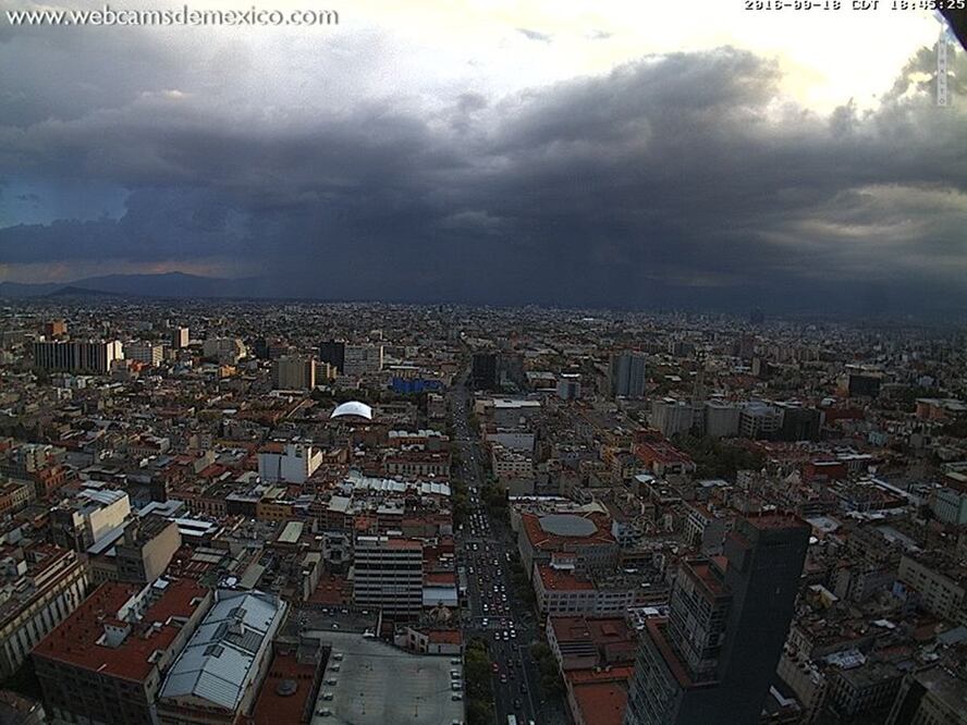 Imagen tomada del Twitter de Webcams de México 