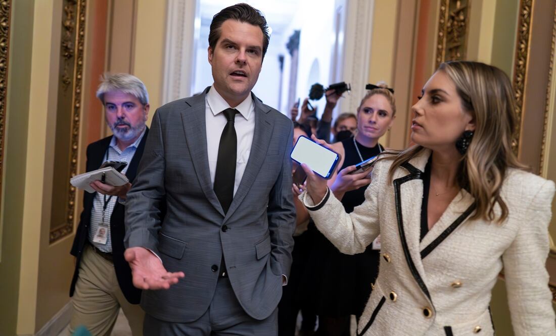 "La investigación del Comité de Ética sobre Gaetz se centró recientemente en supuesta mala conducta sexual, consumo de drogas ilícitas, aceptación de regalos indebidos, obstrucción y otras acusaciones. Foto: AP/Archivo