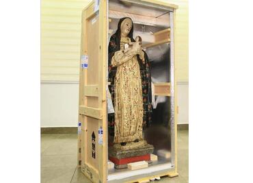 Argentina devuelve a Perú 4 mil 500 piezas incautadas